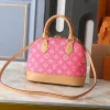 Louis Vuitton Alma BB Bag Monogram Origine Rose Ruban 23.5cm M28272