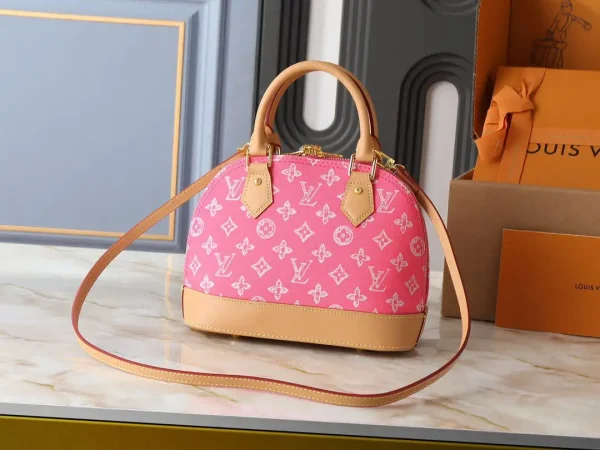 Louis Vuitton Alma BB Bag Monogram Origine Rose Ruban 23.5cm M28272
