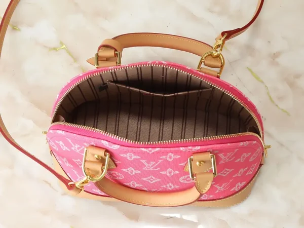 Louis Vuitton Alma BB Bag Monogram Origine Rose Ruban 23.5cm M28272