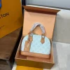 Louis Vuitton Alma BB Bag Monogram Origine Bleu Courrier 23.5cm M27526