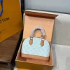 Louis Vuitton Alma BB Bag Monogram Origine Bleu Courrier 23.5cm M27526