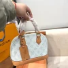 Louis Vuitton Alma BB Bag Monogram Origine Bleu Courrier 23.5cm M27526