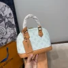 Louis Vuitton Alma BB Bag Monogram Origine Bleu Courrier 23.5cm M27526