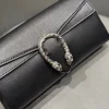 Gucci Dionysus Medium Shoulder Bag 28cm/11in Black Leather 874735