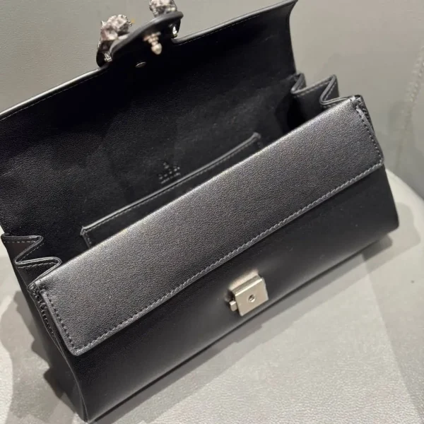 Gucci Dionysus Medium Shoulder Bag 28cm/11in Black Leather 874735