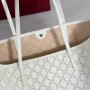 Gucci Tribeca Large Tote Bag 38cm/15in White Leather GG 874745