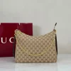 Gucci Lady Lunetta Chain Medium Shoulder Bag 30cm/12in Brown GG Canvas A006OA