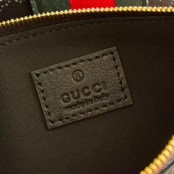 Gucci Giglio Small Tote Bag 25cm/9.8in Black GG Leather 860845