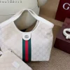 Gucci Giglio Small Tote Bag 25cm/9.8in Ivory GG Canvas 860845