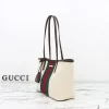 Gucci Tribeca Small Tote Bag 24.9cm/9.8in Natural Canvas A0034E