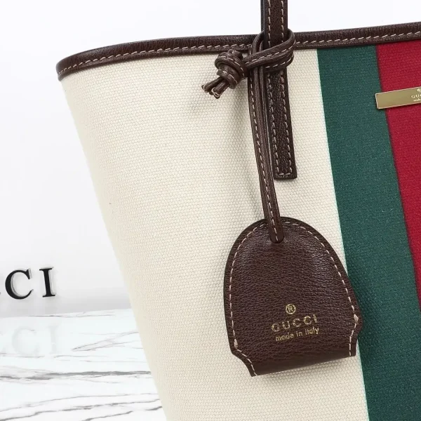 Gucci Tribeca Small Tote Bag 24.9cm/9.8in Natural Canvas A0034E