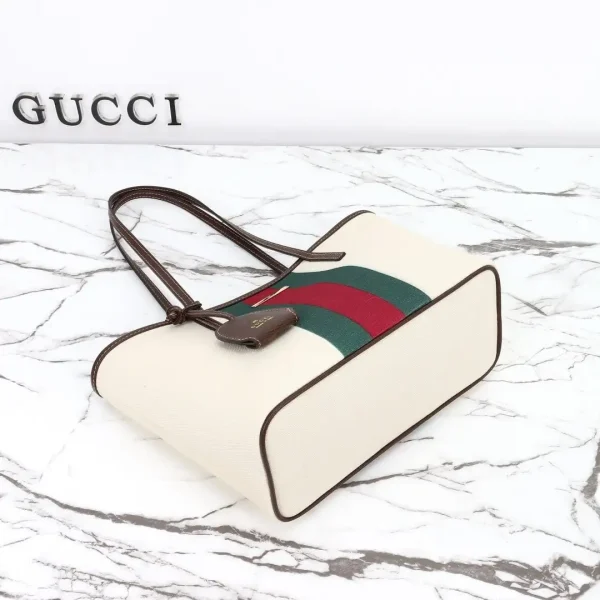 Gucci Tribeca Small Tote Bag 24.9cm/9.8in Natural Canvas A0034E