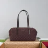 Gucci Melrose Medium Boston Bag 29cm/11.4in Dark Brown GG Canvas 875228