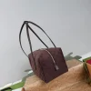 Gucci Melrose Medium Boston Bag 29cm/11.4in Dark Brown GG Canvas 875228