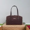 Gucci Melrose Medium Boston Bag 29cm/11.4in Dark Brown GG Canvas 875228