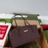 Gucci Melrose Medium Boston Bag 29cm/11.4in Dark Brown GG Canvas 875228