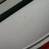 Gucci Ophidia Small Top Handle Bag 20cm/7.9in Beige And White GG Fabric 836843