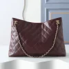 Chanel Tote Spring Summer 2026 Lambskin Burgundy 40cm/15.7in AS6241
