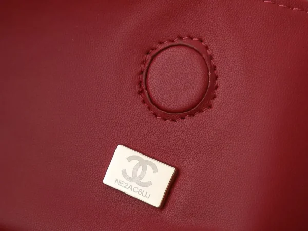 Chanel Tote Spring Summer 2026 Lambskin Burgundy 40cm/15.7in AS6241