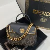 Fendi x Versace Fendace La Medusa Top Handle Bag Zucca Canvas 25cm