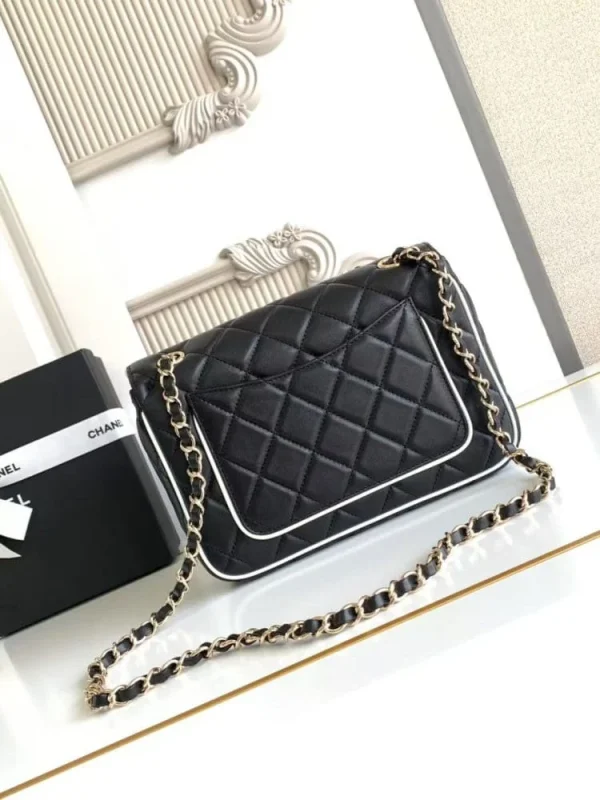 a51a0ed0-4d676a987c8f.webp Chanel Small Graphic Frame Flap Bag Black 23cm, Designer Handbags, Women’s Purse, luxury bags, Chanel bags