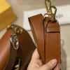 Fendi Ff Logo Bottom Brown Bag 22Cm