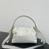 Fendi Mamma Baguette Medium Matcha White Nappa Leather Bag 26.5cm