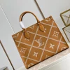 a9975082-eb29223503a2.webp Louis Vuitton Onthego MM Tote Monogram Arizona ‘Brown Crme Beige’ 35cm, Designer Handbags, Womens Purse, luxury bags