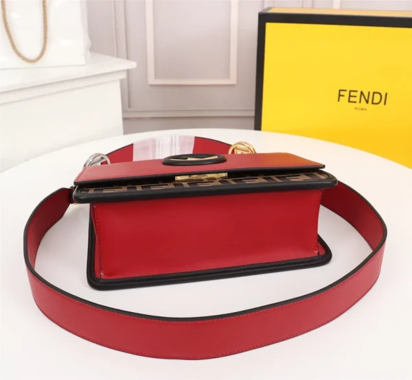 b4d90154-3a845311ece9.webp Fendi Kan I F Logo Red Bag 25Cm