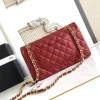 bc38c54b-466217e59bea.webp Chanel Classic Flap Bag 25 cm Red Gold-Tone Hardware A01112, Designer Handbag, Women’s Purse, Designer Handbags, Women’s Purse, luxury bags, Chanel bags