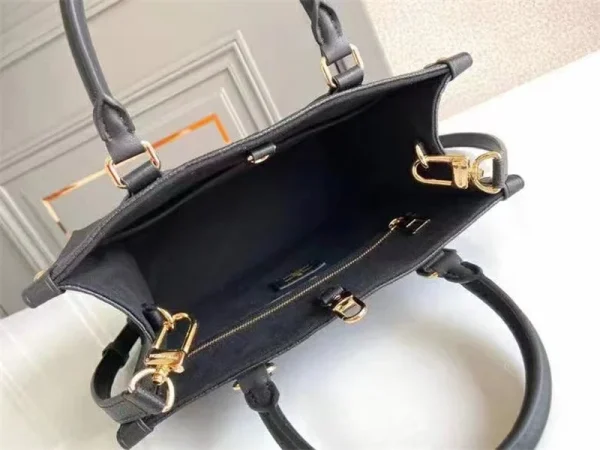 be6b16e3-3f754cf865f1.webp Louis Vuitton Onthego PM Monogram Empreinte Handbag Black 25cm M45653, Designer Handbags, Womens Purse, luxury bags
