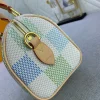 Louis Vuitton Speedy Bandoulire Damier Canvas Pistachio 20Cm N40515, Designer Handbags, Womens Purse, luxury bags