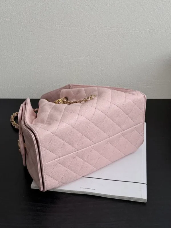 c2c70438-b6308c7c57f1.webp Chanel Spring-Summer 2025 Handbag Grained Calfskin & Gold-Tone Metal Pink 30Cm/ 11.8In, Designer Handbags, Women’s Purse, luxury bags, Chanel bags