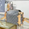 c6447bab-ac1c54b4a4ef.webp Louis Vuitton Grey Monogram Denim Side Trunk MM M13285 23.5cm/ 9.3in, Designer Handbags, Womens Purse, luxury bags