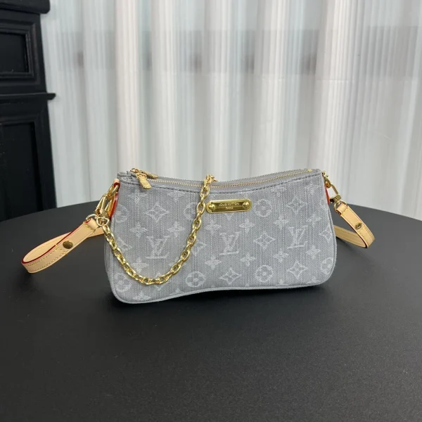 c85b1aa9-c2c0e6468544.webp Louis Vuitton Liv Pochette Other Monogram Denim 24.5cm/ 9.6in, Designer Handbags, Womens Purse, luxury bags