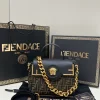 Fendi x Versace Fendace La Medusa Top Handle Bag Zucca Canvas 25cm