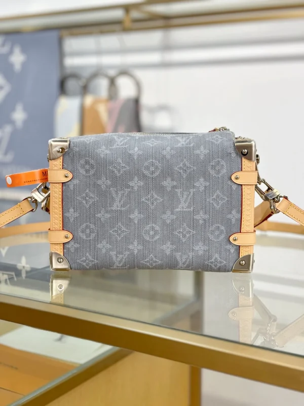 cc79aaa6-0d4f3a0bbc6b.webp Louis Vuitton Grey Monogram Denim Side Trunk MM M13285 23.5cm/ 9.3in, Designer Handbags, Womens Purse, luxury bags