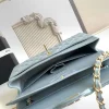 ccf0ce12-3ea1440f665b.webp Chanel Classic Flap Bag 25 cm Light Blue Caviar Gold-Tone Hardware A01112, Designer Handbags, Women’s Purse, luxury bags, Chanel bags