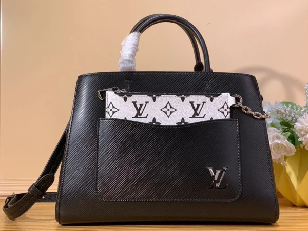 ce295eb3-f5470a0059d3.webp Louis Vuitton Marelle Tote Mm 30Cm Black, Designer Handbags, Womens Purse, luxury bags