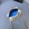 Louis Vuitton Speedy Bandoulire Damier Canvas Pistachio 20Cm N40515, Designer Handbags, Womens Purse, luxury bags