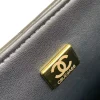 d0d27241-63dde6833548.webp Chanel Small Graphic Frame Flap Bag Black 23cm, Designer Handbags, Women’s Purse, luxury bags, Chanel bags