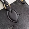 d4d64aa1-016a6cc6a615.webp Louis Vuitton Onthego PM Monogram Empreinte Handbag Black 25cm M45653, Designer Handbags, Womens Purse, luxury bags