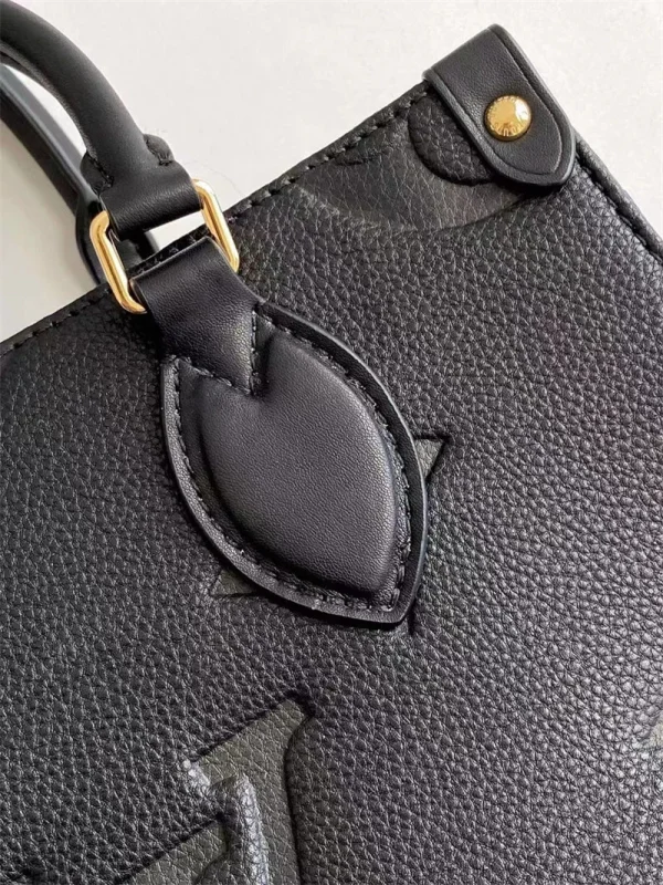 d4d64aa1-016a6cc6a615.webp Louis Vuitton Onthego PM Monogram Empreinte Handbag Black 25cm M45653, Designer Handbags, Womens Purse, luxury bags
