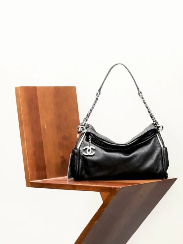 d54adbf0-46eac6c17497.webp Chanel Black Quilted Ultimate Soft Bag 31.75cm, Designer Handbags, Women’s Purse, luxury bags, Chanel bags