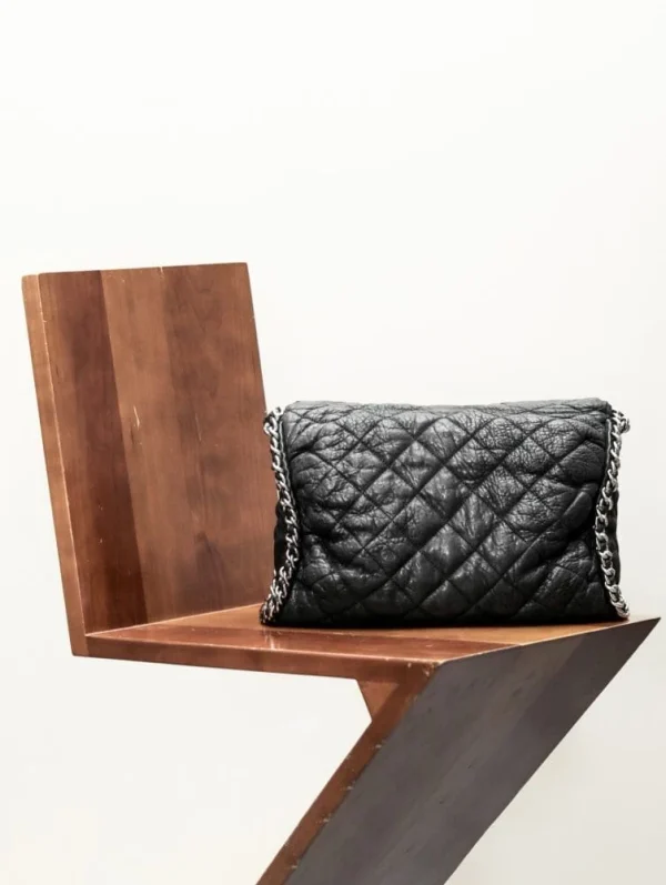 d61f6cff-235779548547.webp Chanel Black Quilted Washed Lambskin Chain Around Hobo 31cm, Designer Handbags, Women’s Purse, luxury bags, Chanel bags