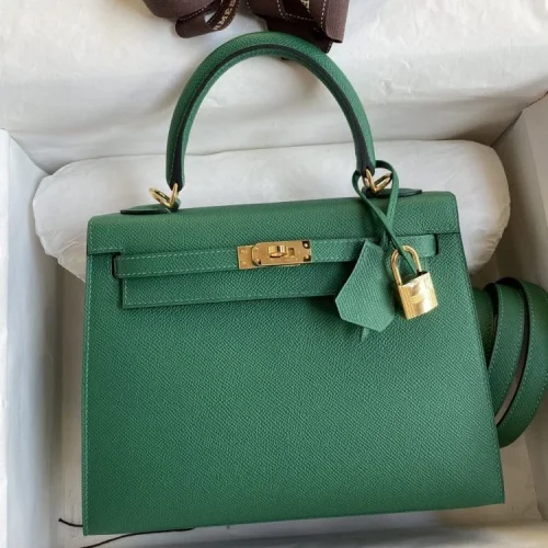 d63e32f4-8f116c2e7d89.webp Hermes Kelly 25 Bag In Emerald Green Epsom Leather For Women 25cm/10in