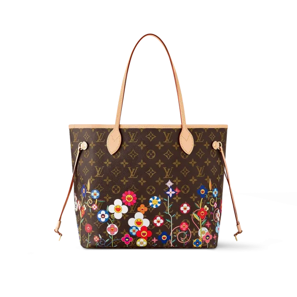 Louis Vuitton LV x TM Neverfull MM Monogram Coated Canvas 31cm M13271, Designer Handbags, Womens Purse, luxury bags