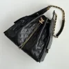 d95e539b-bbc95b0f22eb.webp Chanel crossbody bag 25 Medium Handbag Grained Calfskin & Gold-Tone Metal Black 40cm/15.7in, Designer Handbags, Women’s Purse, luxury bags, Chanel bags