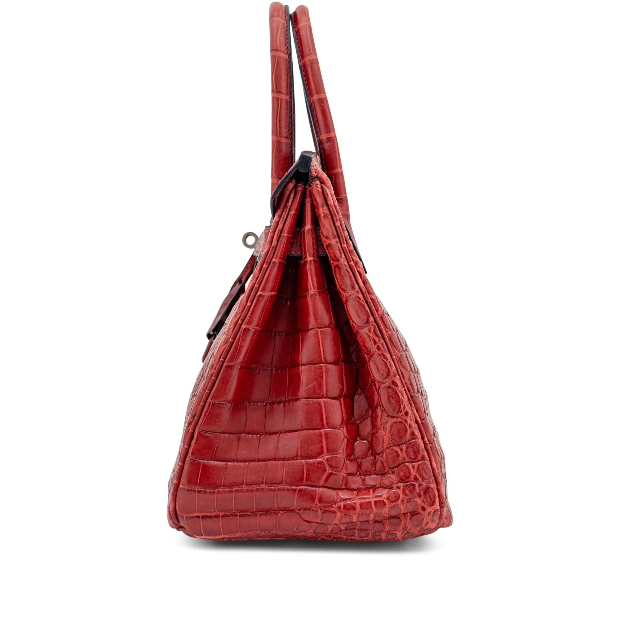Rouge H Matte Niloticus Crocodile Birkin 30 - view 4