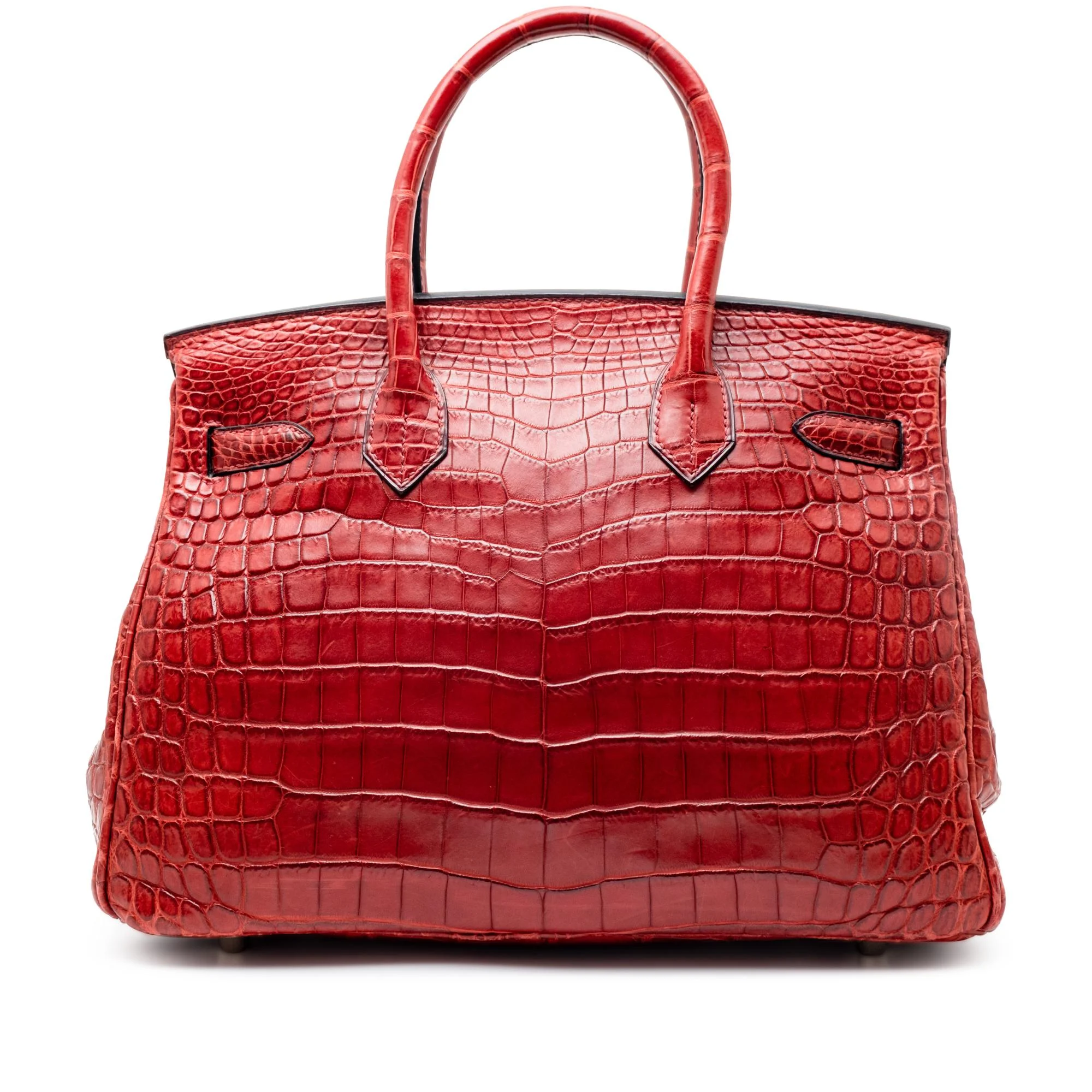 Rouge H Matte Niloticus Crocodile Birkin 30 - view 3